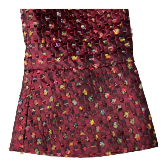 Maggy London Petites Maroon Crop Blazer. Women’s Size 6 - Picture 5 of 8